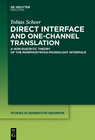 Buchcover Direct Interface and One-Channel Translation