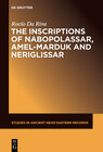 Buchcover The Inscriptions of Nabopolassar, Amel-Marduk and Neriglissar