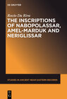 Buchcover The Inscriptions of Nabopolassar, Amel-Marduk and Neriglissar