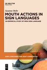 Buchcover Mouth Actions in Sign Languages