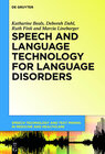 Buchcover Speech and Language Technology for Language Disorders