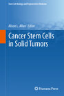 Buchcover Cancer Stem Cells in Solid Tumors