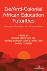 Buchcover De/Anti-Colonial African Education Futurities