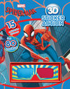 Buchcover Disney Marvel Spider-Man 3D Stickeraction