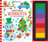 Buchcover Fingerstempeln: Weihnachten