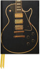 Buchcover Premium Notizbuch DIN A6: Gibson Les Paul Guitar - Schwarze Gitarre