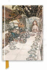 Buchcover Premium Notizbuch DIN A5: Arthur Rackham, Alice im Wunderland Teeparty