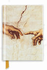 Buchcover Premium Notizbuch DIN A5: Michelangelo, Die Erschaffung Adams
