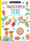 Buchcover Usborne Minis - Fingerstempeln: Tiere