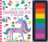 Buchcover Fingerstempeln: Einhörner und Feen