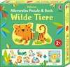 Buchcover Allererstes Puzzle & Buch: Wilde Tiere