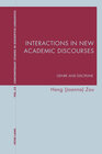 Buchcover Interactions in New Academic Discourses