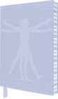Buchcover Exquisit Premium Notizbuch DIN A5: Leonardo da Vinci, Vitruvianischer Mensch