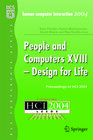 Buchcover People and Computers XVIII - Design for Life