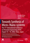 Buchcover Towards Synthesis of Micro-/Nano-systems