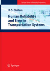 Buchcover Human Reliability and Error in Transportation Systems