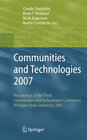 Buchcover Communities and Technologies 2007