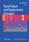 Buchcover Renal Failure and Replacement Therapies