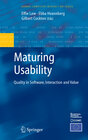 Buchcover Maturing Usability