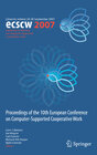 Buchcover ECSCW 2007