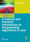 Buchcover A Concise and Practical Introduction to Programming Algorithms in Java