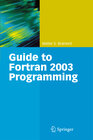 Buchcover Guide to Fortran 2003 Programming