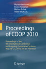 Buchcover Proceedings of COOP 2010