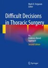 Buchcover Difficult Decisions in Thoracic Surgery
