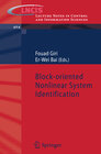 Buchcover Block-oriented Nonlinear System Identification