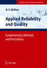 Buchcover Applied Reliability and Quality