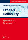 Buchcover Product Reliability