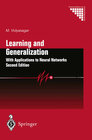 Buchcover Learning and Generalisation