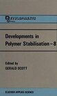 Buchcover Developments in Polymer Stabilisation―8 (Developments in Polymer Stabilization)