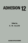 Buchcover Adhesion 12