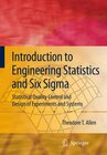 Buchcover Introduction to Engineering Statistics and Six Sigma