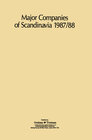 Buchcover Major Companies of Scandinavia 1987/88