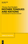 Buchcover Mother Tongues and Nations