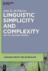 Buchcover Linguistic Simplicity and Complexity