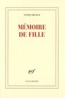 Buchcover Mémoire de fille: Roman