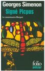 Buchcover Signe Picpus. Georges Simenon