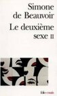 Buchcover Le deuxieme sexe. Simone de Beauvoir