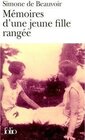 Buchcover Memoires d'une jeune fille rangee. Simone de Beauvoir