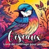 Buchcover Oiseaux livre de coloriage pour adulte