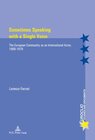 Buchcover Sometimes Speaking with a Single Voice