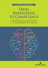 Buchcover From Knowledge to Competency