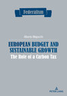 Buchcover European budget and sustainable growth