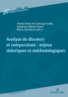 Buchcover Analyse du discours et comparaison : enjeux théoriques et méthodologiques