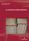 Buchcover La recherche-création littéraire