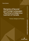Buchcover Elements of Second Language Teaching to Indigenous Peoples of what is now called Canada