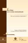 Buchcover La Chine sur la scène internationale